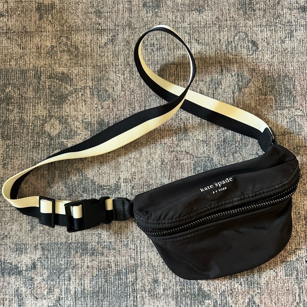 Kate Spade Watson Lane Betty Nylon Belt Bag Black Crossbody Fanny Pack
